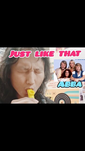 Sing) Just like that/ Abba (Outro cover) #abba #justlikethat #sing #kazoo #retro