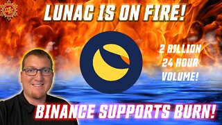 #LUNA IS ON FIRE! WILL BINANCE AND OTHER EXCHANGES SUPPORT THE BURN?!