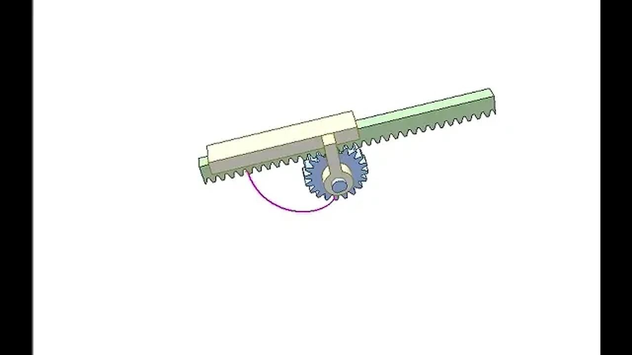 3335 Rack pinion mechanism 3