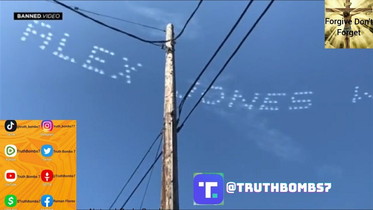 5/15/2022 "Alex Jones Was Right" Fills The Los Angeles Sky