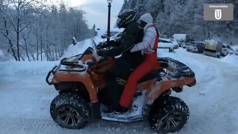 9 !!!! Frozen Rush 🥶🚀 Snow Ice Race ❄️❗️ATV SSV QUAD MOTO❗️ Băiuț, Maramureș Day 1