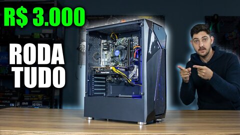 MONTANDO UM PC GAMER NOVO POR 3000 REAIS QUE RODA TUDO 2022