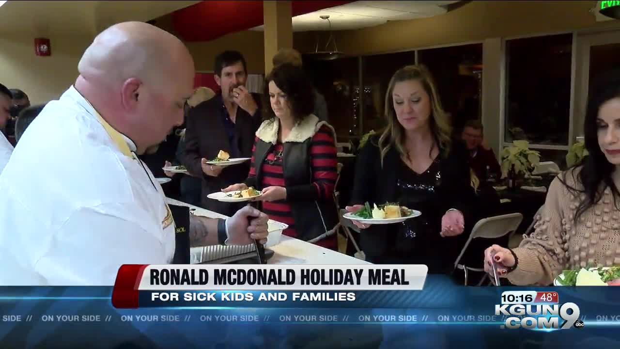 Families of sick kids get holiday meal from Casino Del Sol chef