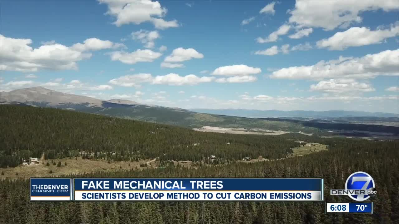 University researchers behind new push for "mechanical trees" to help capture CO2