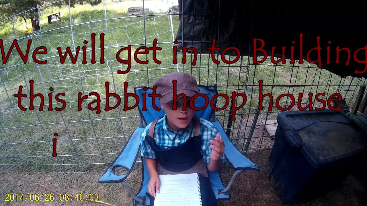 Colony Rabbits in a Hoop House