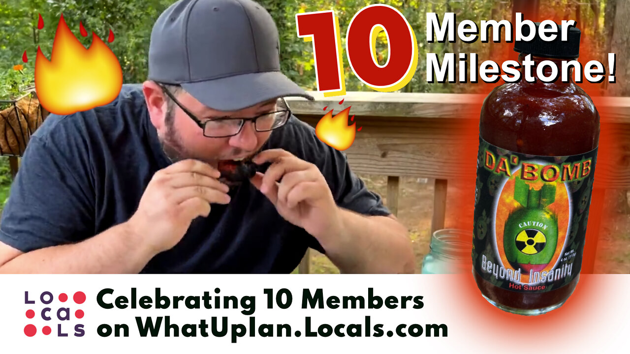 Eating Insane Hot Wings To Celebrate The 10 Member Milestone!