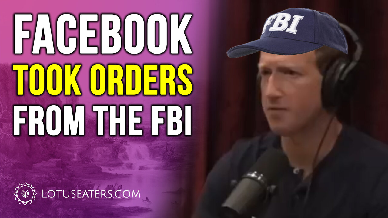 Zuckerberg Admits FBI Collusion Against Trump