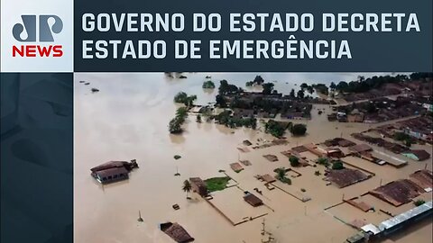 Chuva provoca mortes e já contabiliza 22 mil desabrigados em Alagoas