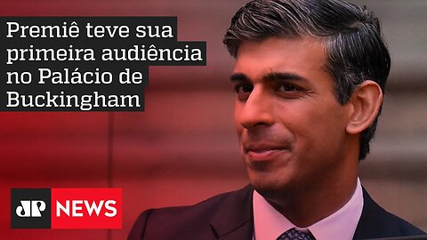 Rishi Sunak é nomeado oficialmente primeiro-ministro britânico pelo rei Charles III
