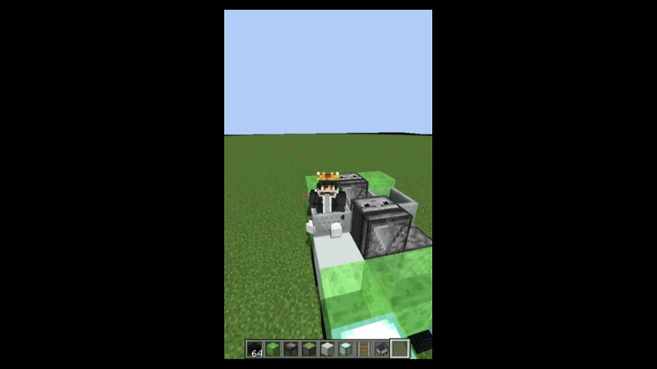 Car Built In Minecraft