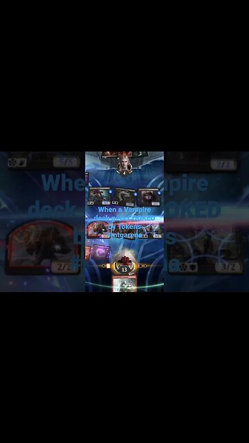 #mtgarena #mtg #mtghistoric When a Vampire deck gets COOKED by slinging spells and making tokens.