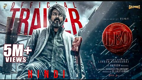 #leo (Hindi) official trailer | thalapathy vijay | sanjay dutt | lokesh kanagaraj | Anirudh