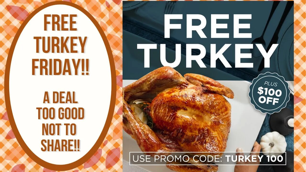 FREE TURKEY + $100!! 1 DAY ONLY FROM BUTCHER BOX!!