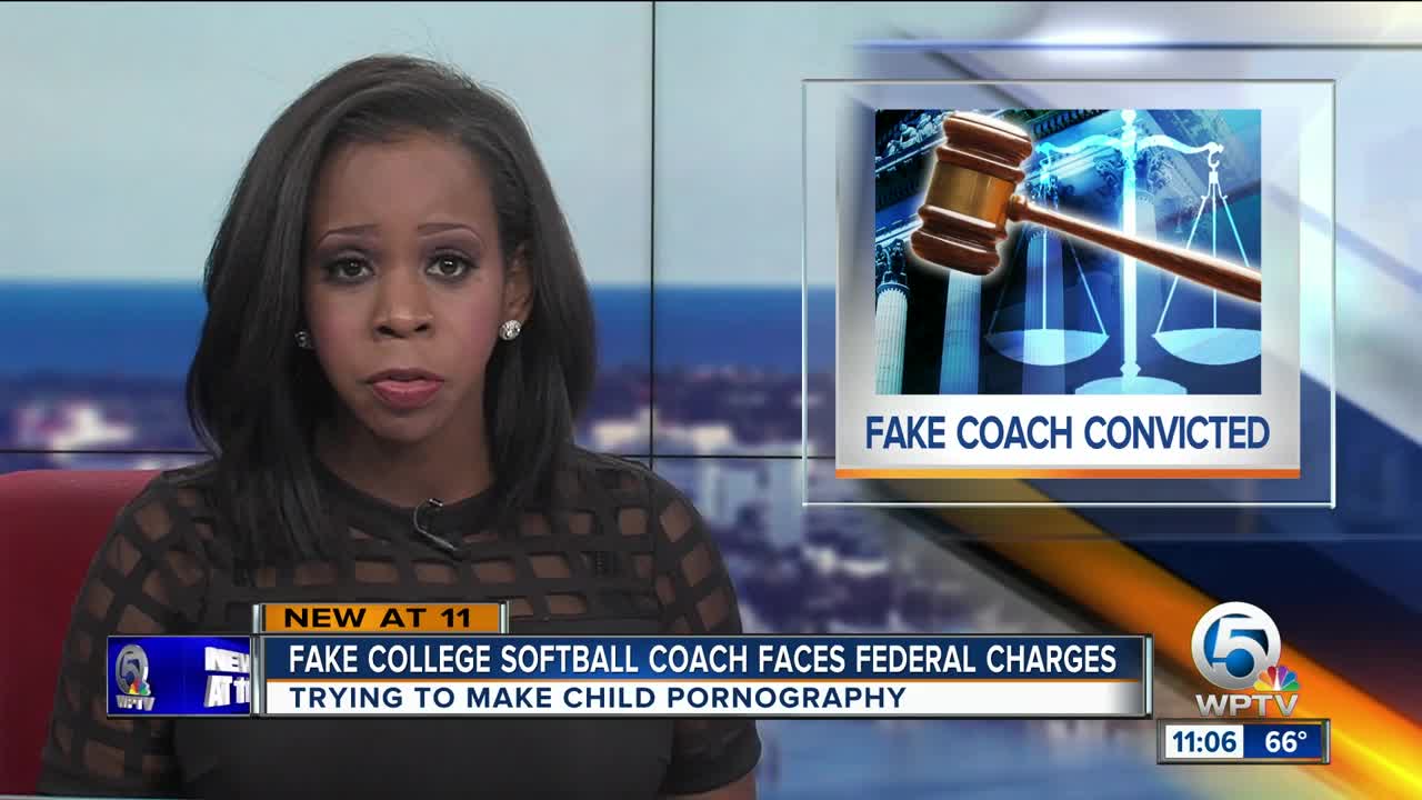 Fake softball coach convicted of trying to make child porn