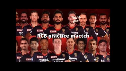 #TATAIPL2022 #RCBpracticematch