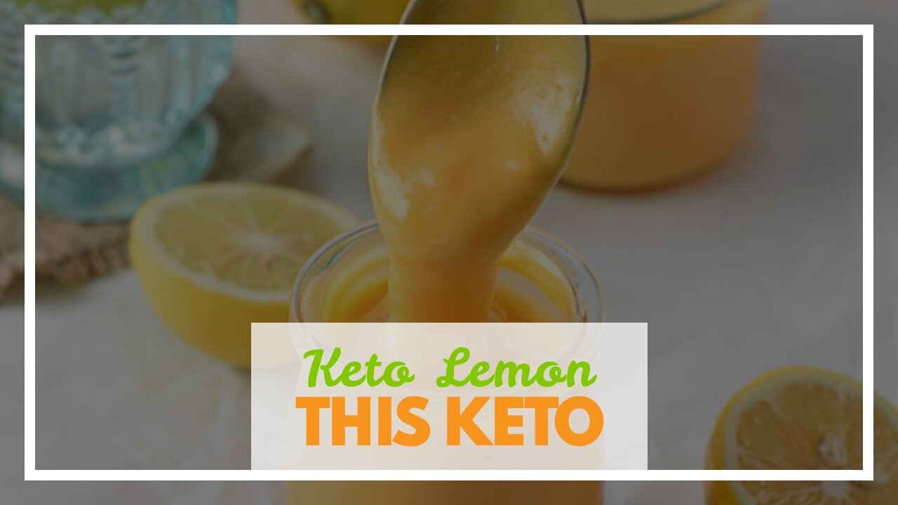 Keto Lemon Curd