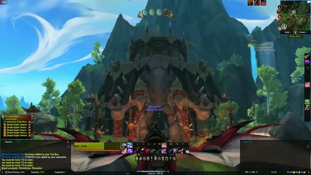 World of Warcraft Dragonflight Orientation Maruukai