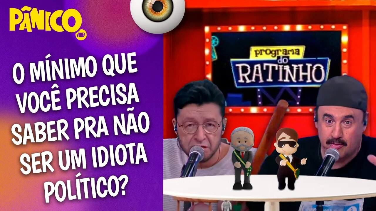 OLAVO DE CARVALHO BOTOU O PAU NA MESA BRANCA DO RATINHO SOBRE A POLARIZAÇÃO ENTRE LULA E BOLSONARO?