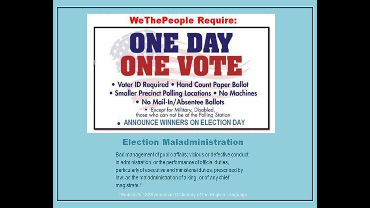 NOTICE OF ELECTION MALADMINISTRATION - Served to Sacramento BOS May 21, 2024