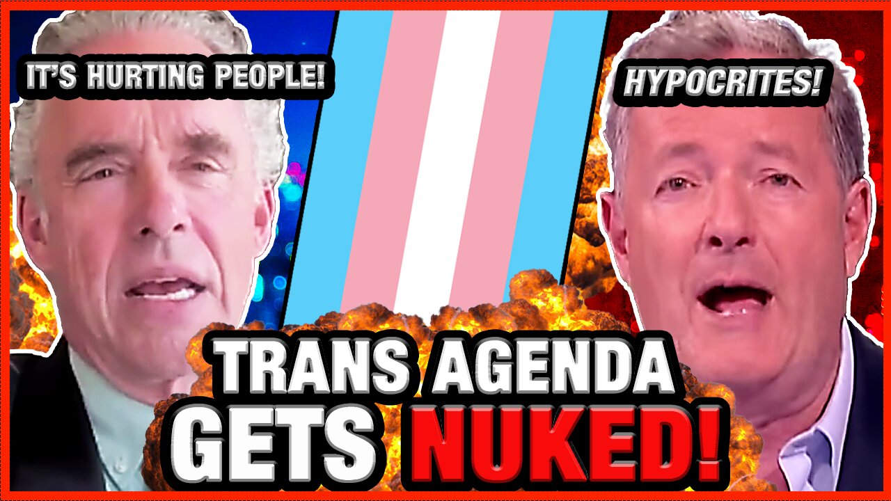 Jordan Peterson DESTROYS the TRANS AGENDA, Piers Morgan EXPOSES TRANS HYPOCRISY