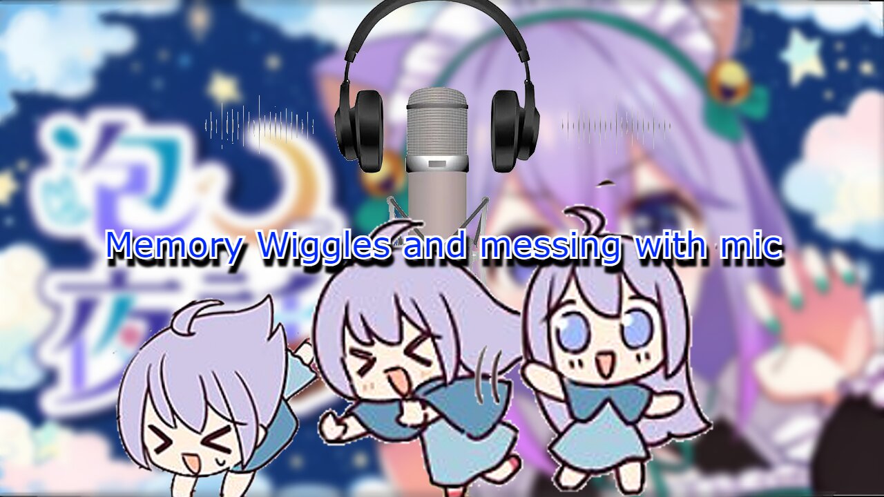 Utakata Memory Wiggles & messing with mic and asmr - vivid vtuber