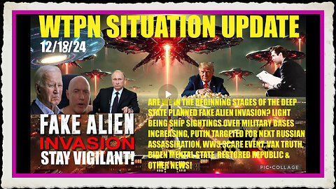 FAKE ALIEN INVASION, JACO, LIGHT BEING SHIPS, PUTIN A TARGET, VAX, BIDEN “BRAIN-DEAD”