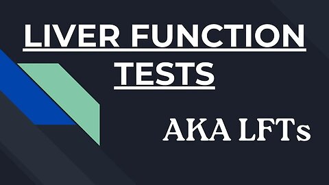 Liver Function Tests (LFTs) and Their Interpretation | Understanding Liver Health #Gastroenterology