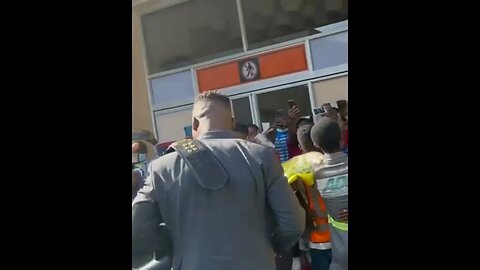 Francis Ngannou and mother mobbed by fans on his return to Cameroon
