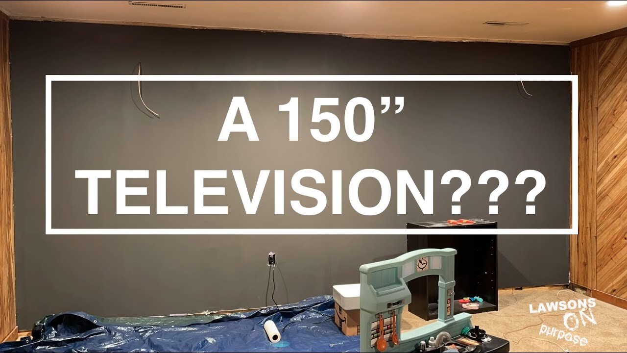 A DIY Theatre! Is a 150" TV Screen Too Big?