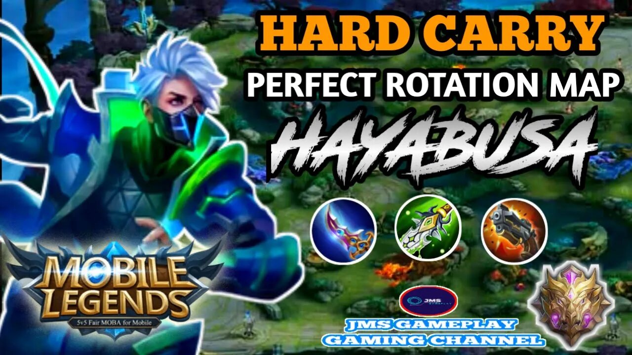 HAYABUSA SOLO RANKED VERY ROTATION EXPLAINED TEAM WORK | MOBILE LEGENDS | JMS GAMEPLAY