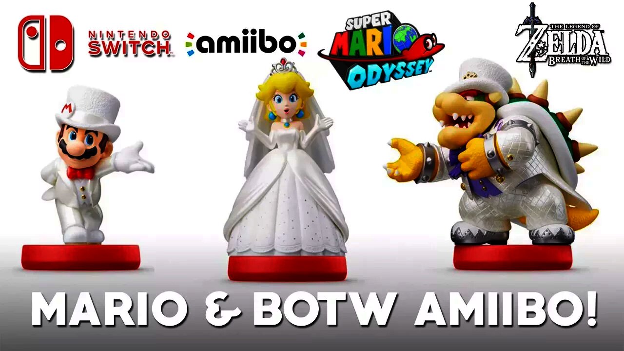 NEW Amiibo Announced for Breath of the Wild AND Super Mario Odyssey!