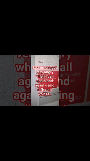 scammers get very angry when called with different voices for hours. #scammer #scams