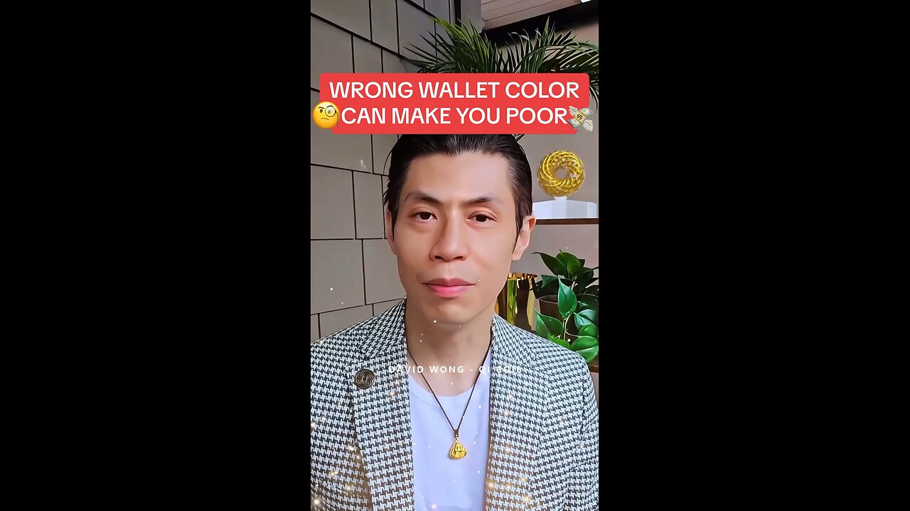 WRONG WALLET COLOR CAN MAKE YOU POOR