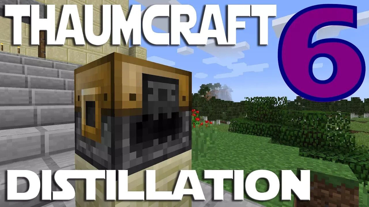 Lets Play Minecraft Thaumcraft 6 ep 10 - Working On Essentia Distillation.