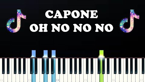 Capone - Oh No (Piano Tutorial)