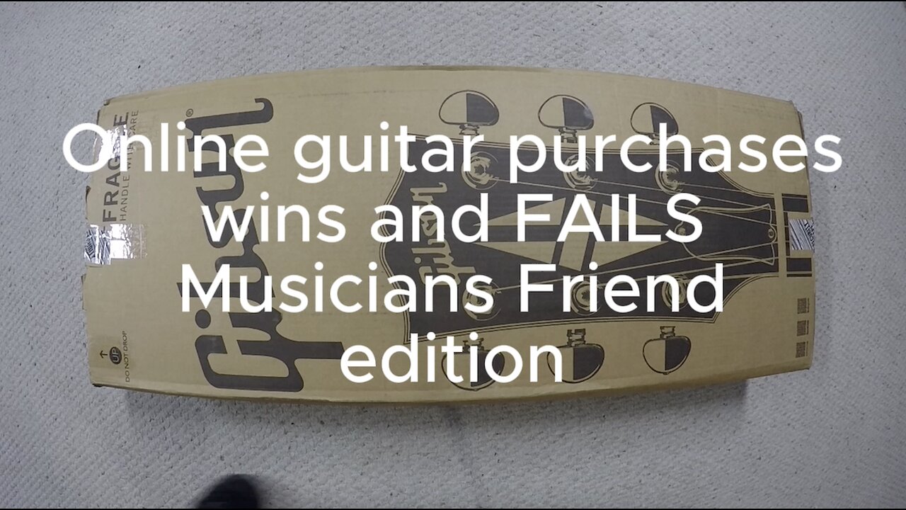 Online guitar purchases wins and fails Musicians Friend Carvin guitar