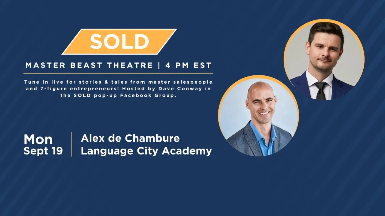 Master Beast Theatre with Alex de Chambure