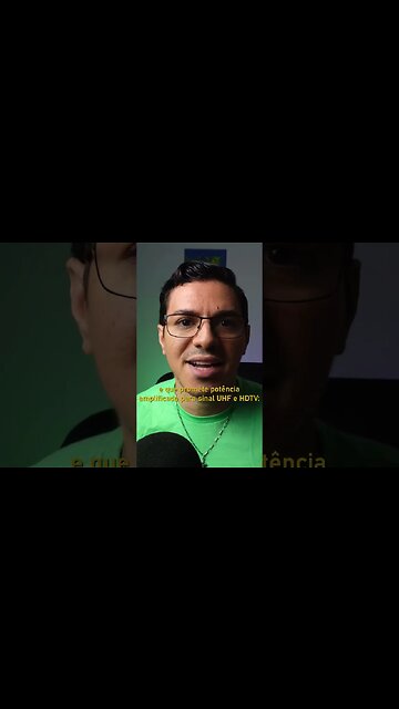 Antena Amplificada para TV digital Intelbras Ai 3101 - Confira o review completo! #shorts