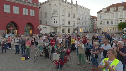 Greifswald - Christian mit seiner Rede - Preis an Paul Brandenburg 04-09-2023