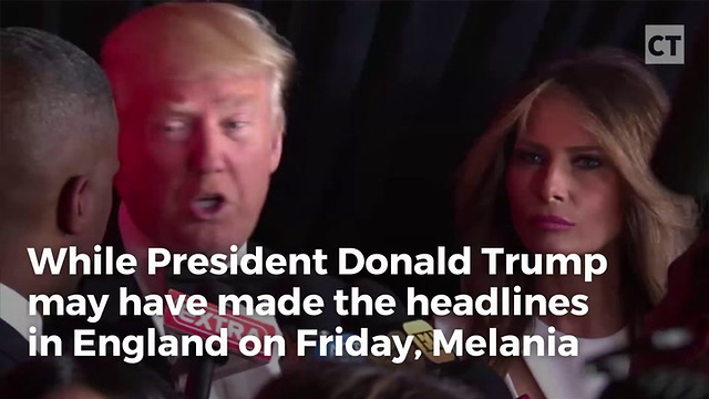 Classy Melania Bowls Over British Veterans In Wonderful Moment