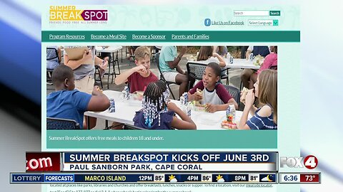 Program will provide free meals to Lee County students over the summer