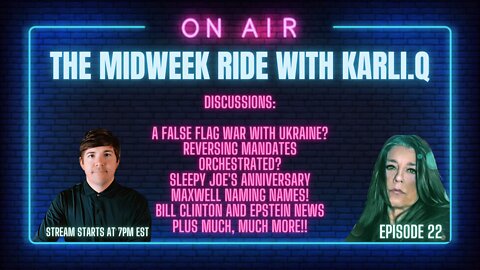 The Midweek Ride with Karli. Q--Episode 22!