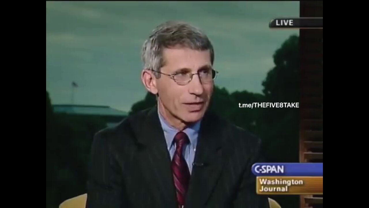 Fauci following the science in 2004: "The most potent vaccination is getting infected yourself"