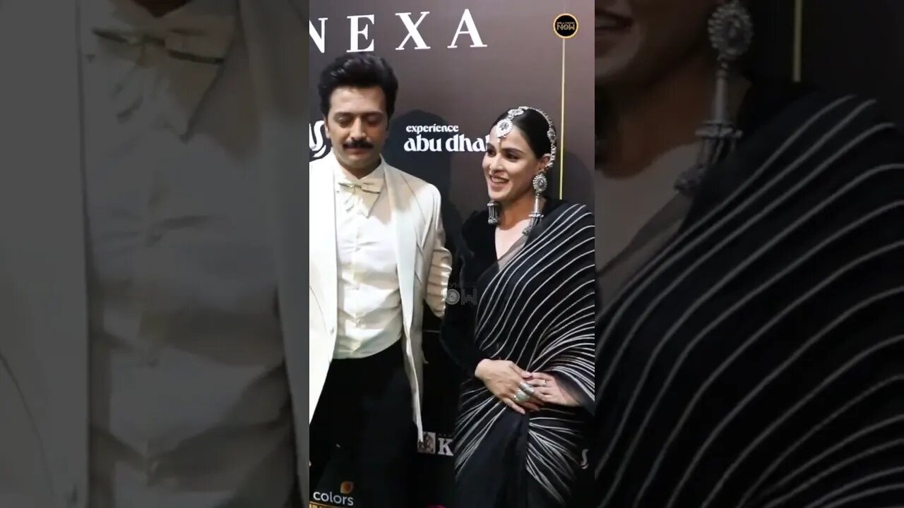 IIFA 2023 RETEISH DESHMUKH AND GENILIA AWESOME COUPLE VIDEO