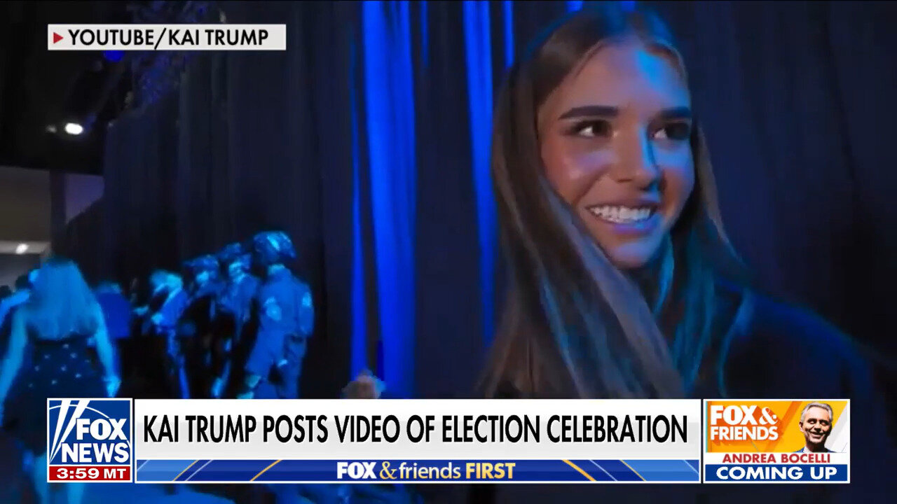 Trump's Granddaughter Kai Shares Videos From Election Night