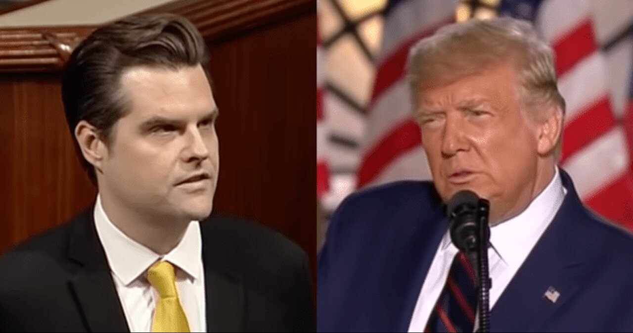 Trump’s Final Words With Gaetz Before AG Pullout Report