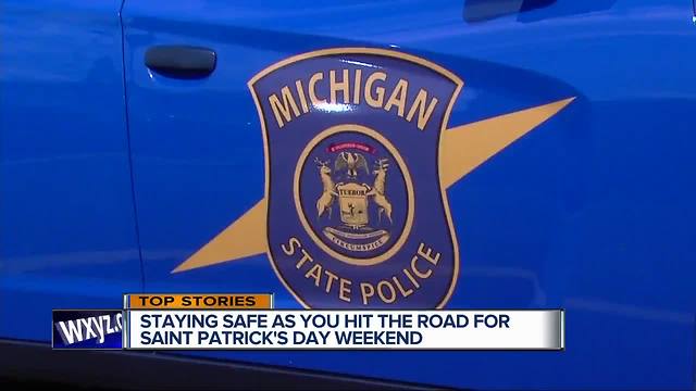 Michigan State Police focusing on drunk driving during St. Patrick's Day