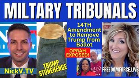 Military Tribunals! 14th Amendment, Oprah Exposed 9-5-23