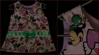 Baby top cutting and stitching.