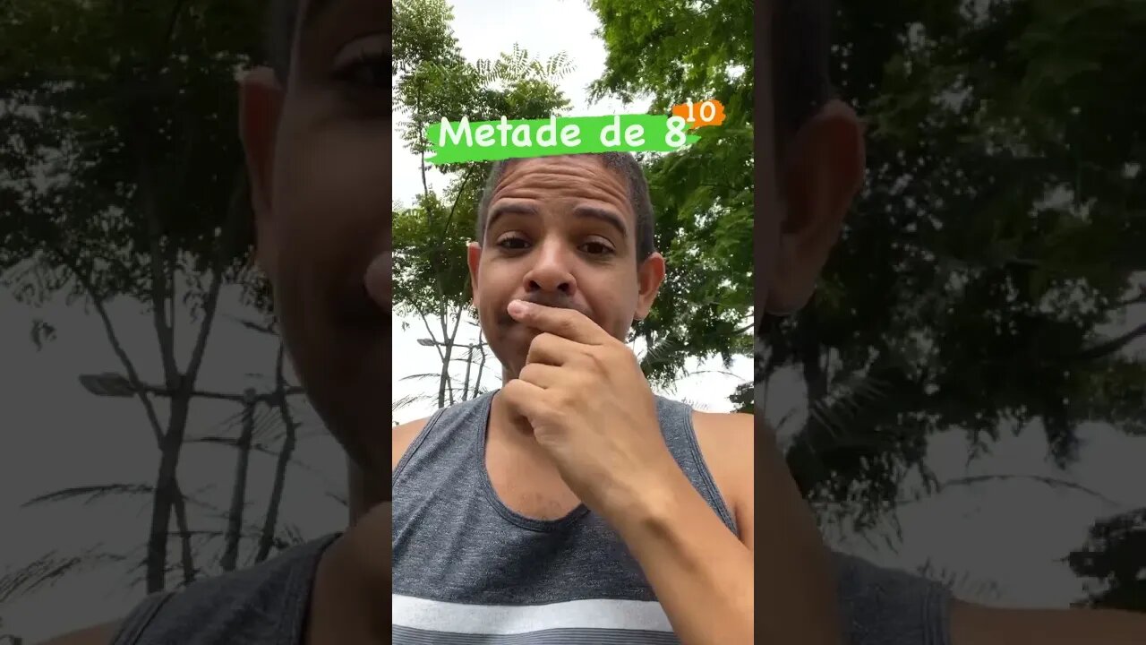 PEGA ESSE DESAFIO DE MATEMÁTICA BÁSICA | METADE DE 8^10